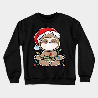 Cute Christmas Sloth Crewneck Sweatshirt